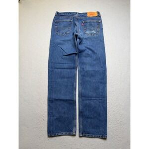 Levi's 501 Jeans Mens 36x36 Blue Original Fit Straight Leg Medium Wash Denim